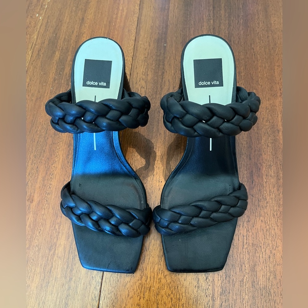 Black Dolce Vita Paily Heels Stella, Size 8.5